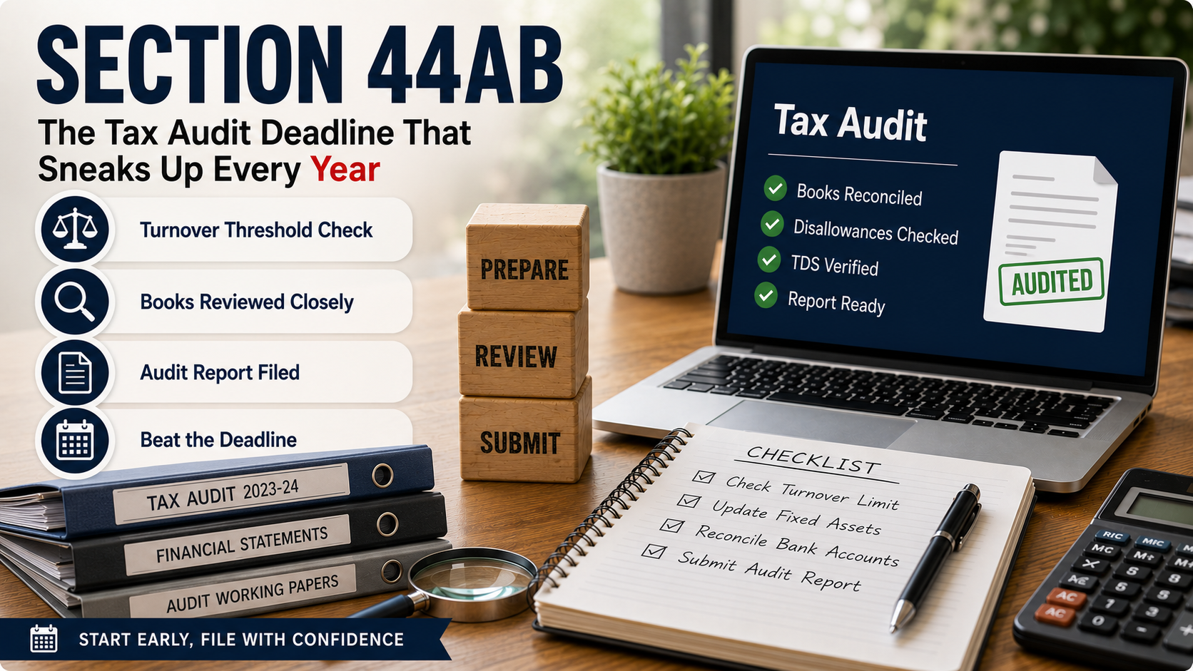 Tax Audit Under Section 44AB - Who Actually Needs One And Why It Gets Delayed Every Year